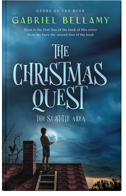 Front view of Premade Fantasy Book Cover - Chathams Blue