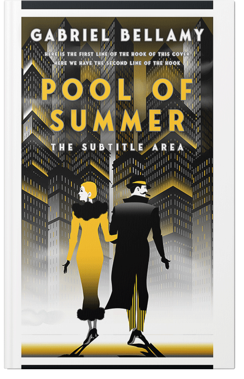 Front view of Premade Chick Lit Book Cover - Zombie