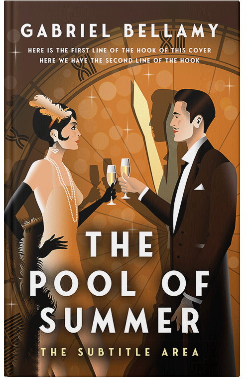 Front view of Premade Romance Book Cover - Di Serria