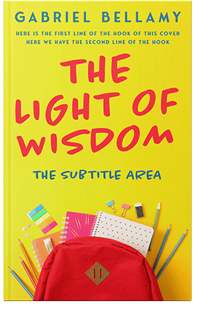 Pre Made Book Cover Ripe Lemon