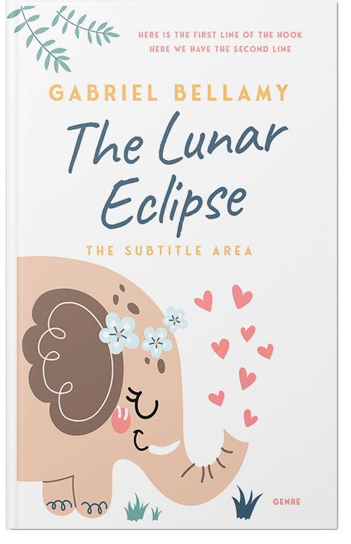 Front view of Premade Teen & Young Adult Book Cover - Almond