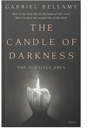 Pre Made Book Cover Fuscous Gray