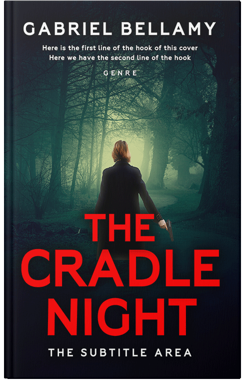 Front view of Premade Mystery & Thriller & Suspense Book Cover - Cinnabar