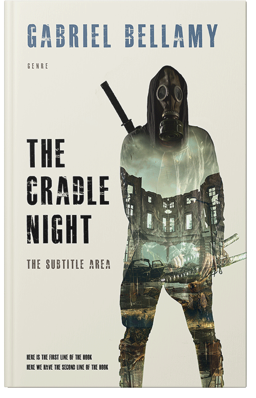 Front view of Premade Mystery & Thriller & Suspense Book Cover - Heavy Metal