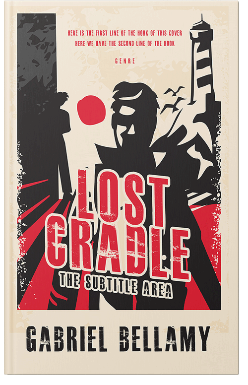 Front view of Premade Mystery & Thriller & Suspense Book Cover - Albescent White