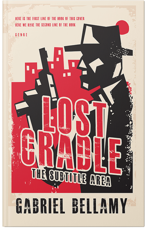 Front view of Premade Mystery & Thriller & Suspense Book Cover - Albescent White