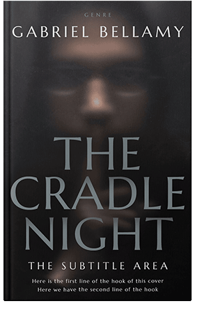 Pre Made Book Cover Cod Gray