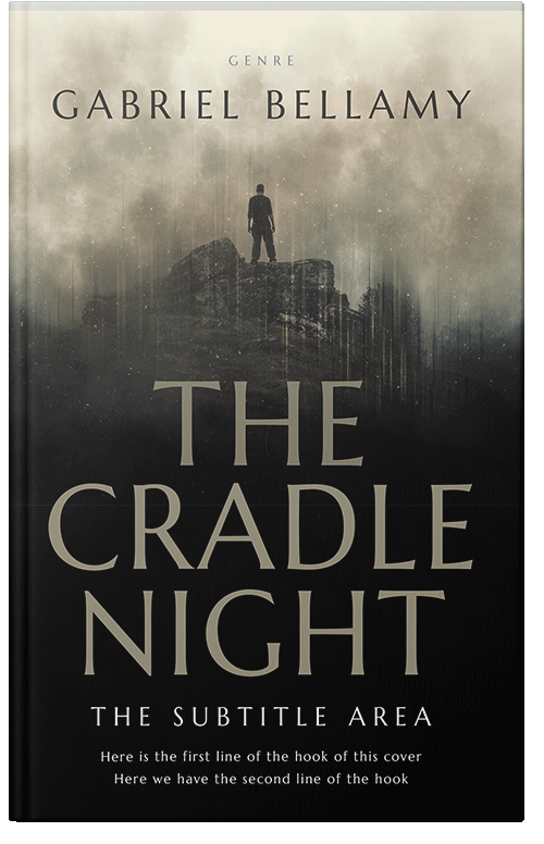 Front view of Premade Action & Adventure Book Cover - Log Cabin