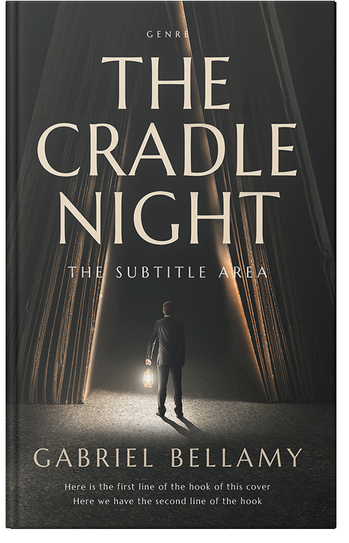 Front view of Premade Mystery & Thriller & Suspense Book Cover - Heavy Metal