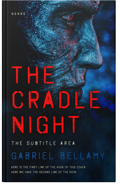 Front view of Premade Horror Book Cover - Firefly