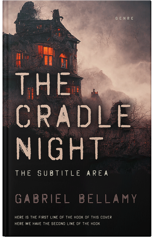 Front view of Premade Horror Book Cover - Eunry