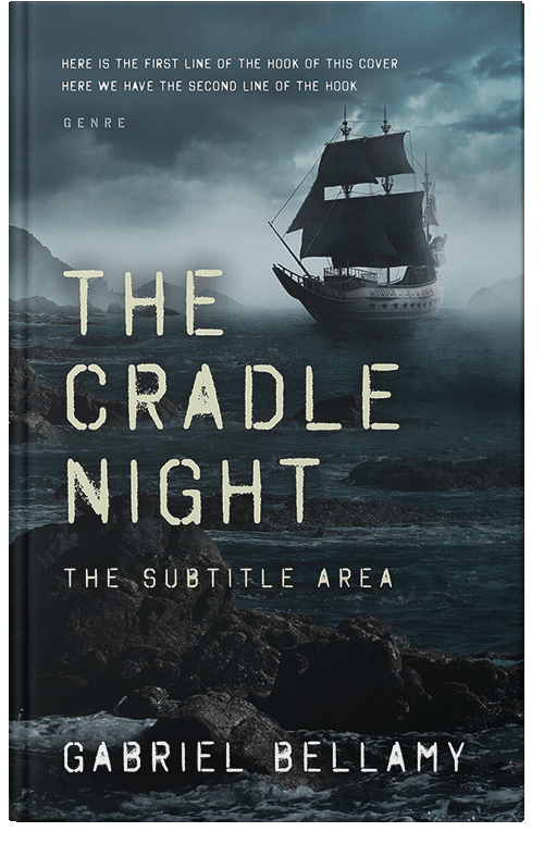 Front view of Premade Historical Book Cover - Mirage