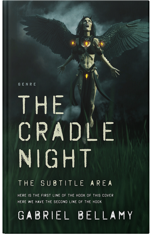 Front view of Premade Fantasy Book Cover - Aztec