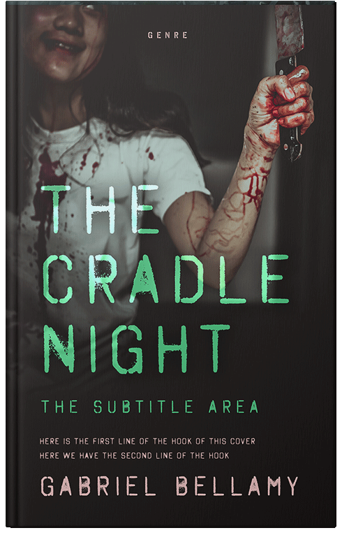 Front view of Premade Mystery & Thriller & Suspense Book Cover - Cocoa Brown