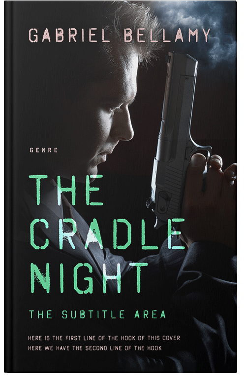 Front view of Premade Mystery & Thriller & Suspense Book Cover - Cod Gray