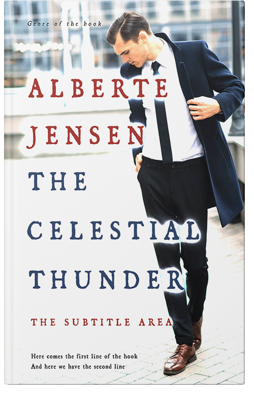 Front view of Premade Business Book Cover - Pearl Bush