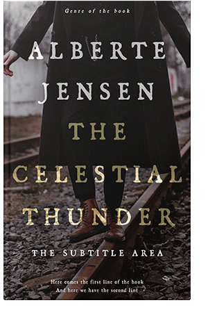 Pre Made Book Cover Cloudy