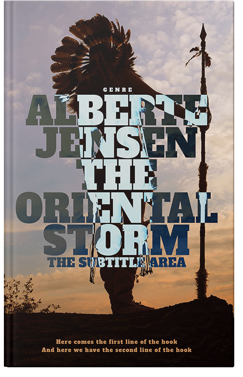 Front view of Premade Teen & Young Adult Book Cover - Silk