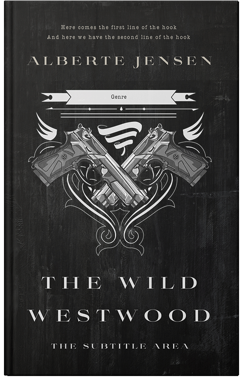 Front view of Premade Horror Book Cover - Cod Gray