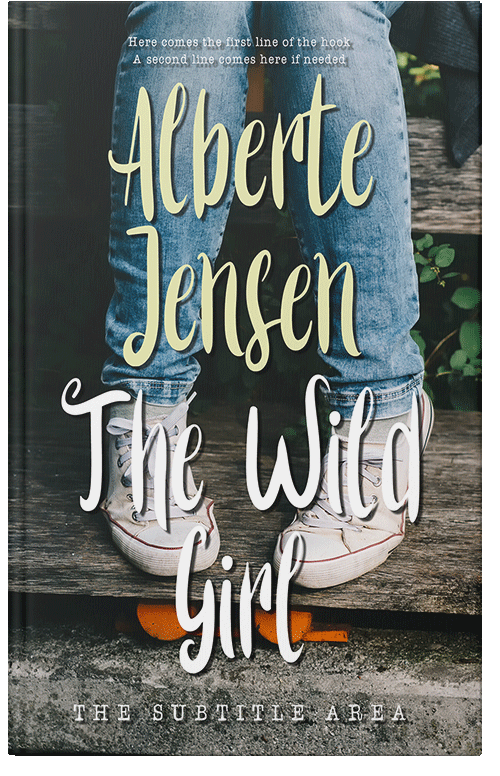 Front view of Premade Teen & Young Adult Book Cover - Outer Space