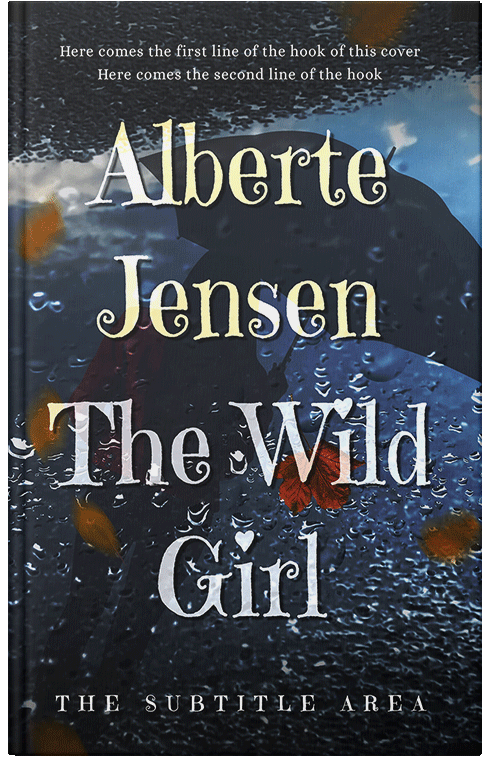 Front view of Premade Romance Book Cover - Ebony Clay