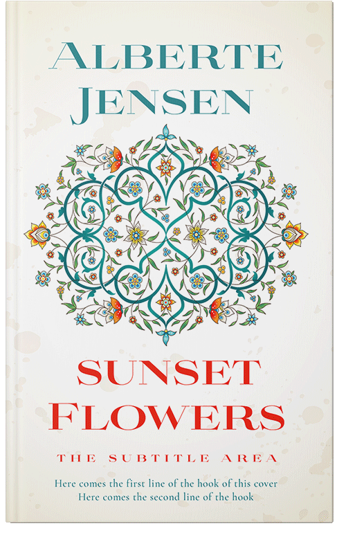 Front view of Premade Religion & Spirituality Book Cover - Paradiso