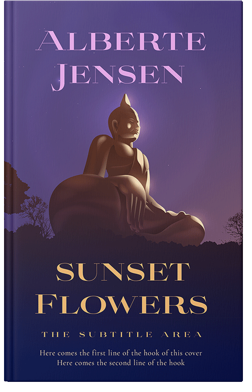 Front view of Premade Religion & Spirituality Book Cover - Jacarta