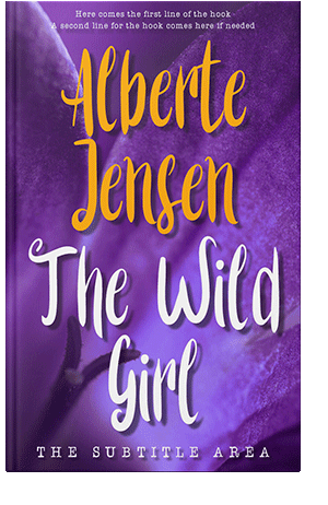 Pre Made Book Cover Honey Flower