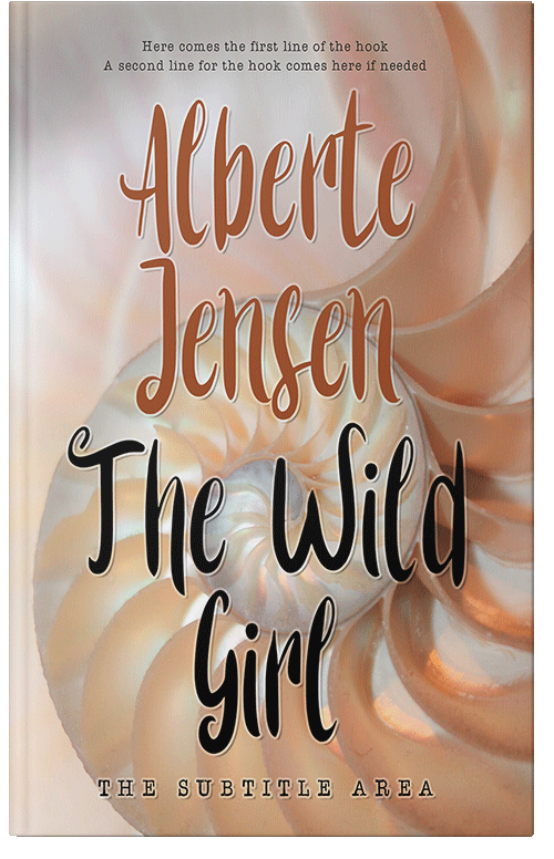 Front view of Premade Abstract Book Cover - Rodeo Dust