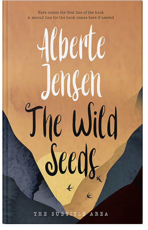 Front view of Premade Travel Book Cover - Whiskey