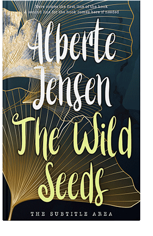 Pre Made Book Cover Winter Hazel