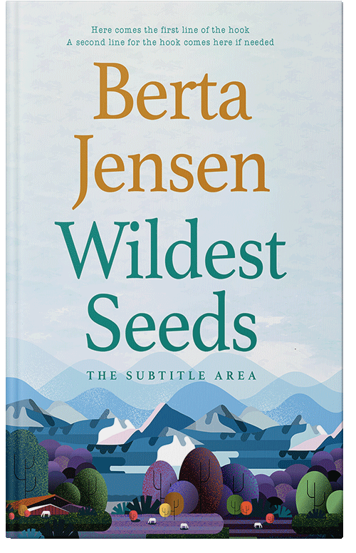 Front view of Premade Literary Fiction Book Cover - Cello