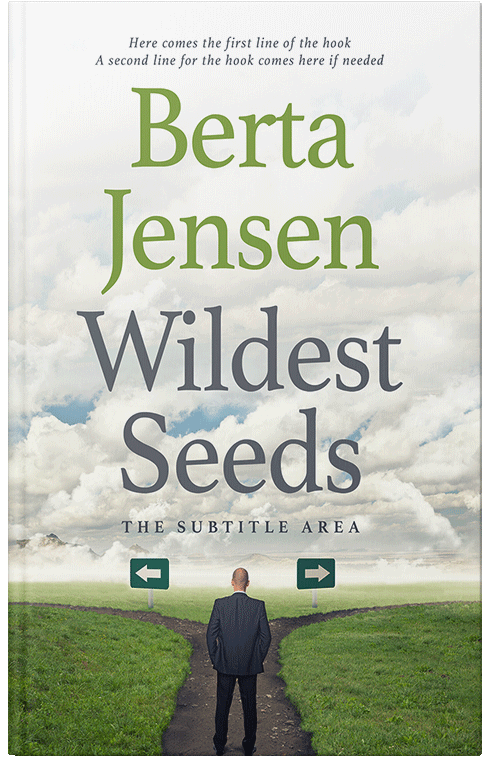 Front view of Premade Business Book Cover - Axolotl