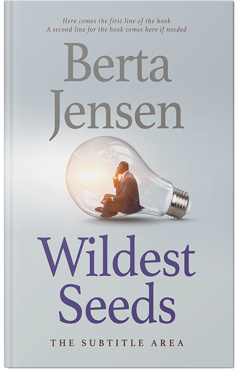 Front view of Premade Self-Improvement & Self-Help Book Cover - Iron