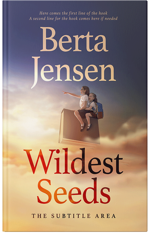 Front view of Premade Education Book Cover - Martinique