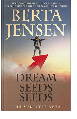 Pre Made Book Cover Almond Frost