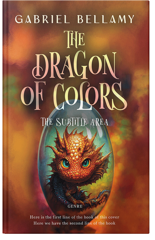 Front view of Premade Fantasy Book Cover - Nutmeg