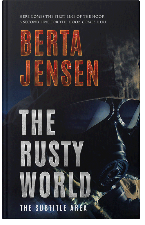 Front view of Premade Apocalyptica Book Cover - Quicksand