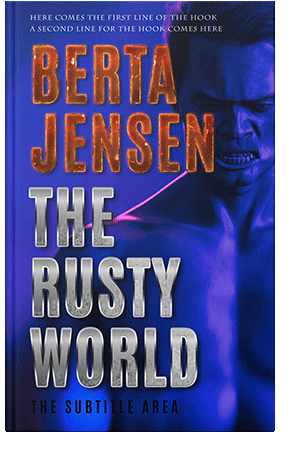 Pre Made Book Cover Persian Blue