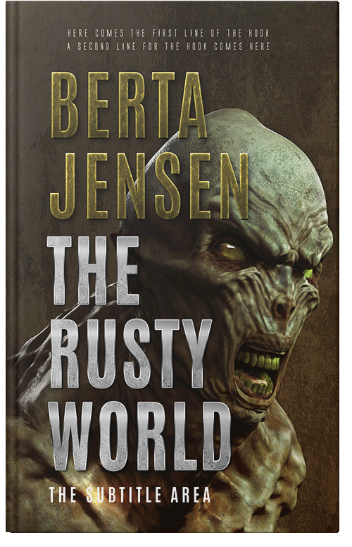 Front view of Premade Science Fiction Book Cover - Bistre