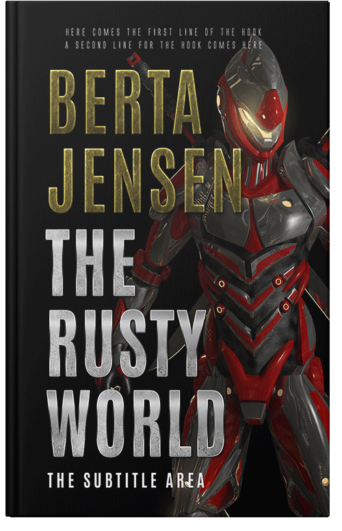 Front view of Premade Science Fiction Book Cover - Malta