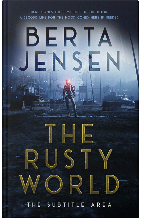 Front view of Premade Apocalyptica Book Cover - Loblolly