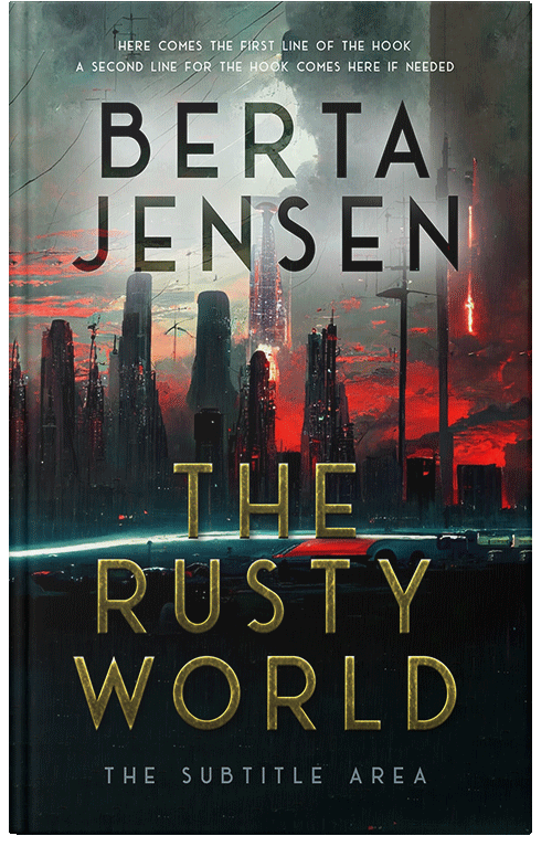 Front view of Premade Apocalyptica Book Cover - Rodeo Dust