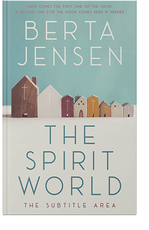 Pre Made Book Cover Powder Ash