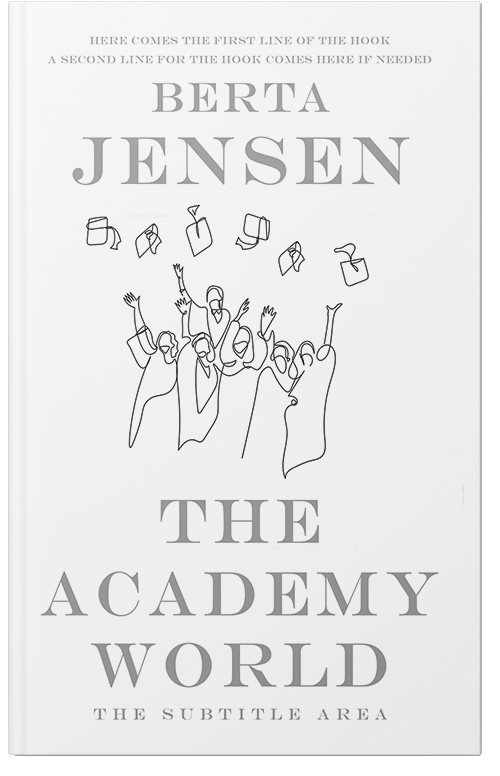 Front view of Premade Teen & Young Adult Book Cover - Silver