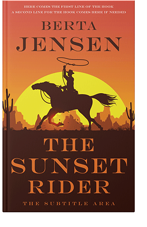 Pre Made Book Cover Flame Pea