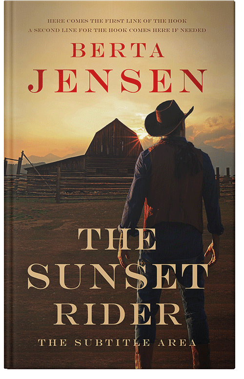 Front view of Premade Western Book Cover - Treehouse