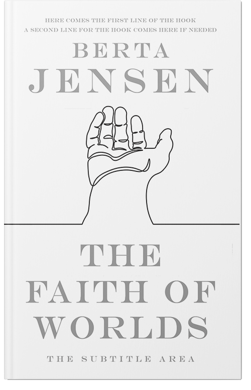 Front view of Premade Business Book Cover - Silver