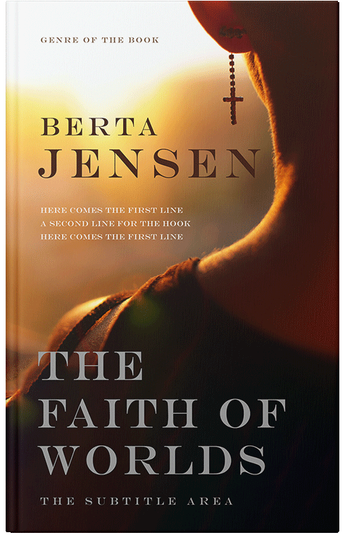 Front view of Premade Religion & Spirituality Book Cover - Coffee Bean