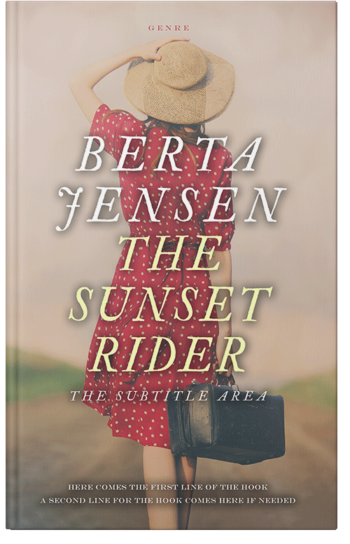 Front view of Premade Historical Book Cover - Vanilla